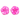 23 mm pink perlemorsblomster - 2 stk.