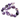 Hel streng med 14 store facetslebne ametystperler