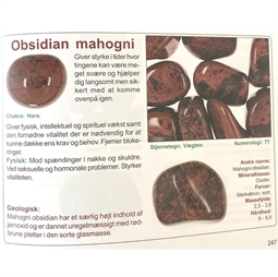 Info om Stjernetegn og lykkesten - Obsidian mahogni