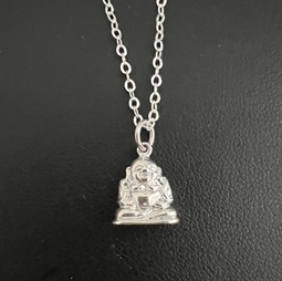 Sterling sølv kæde med Budda vedhæng