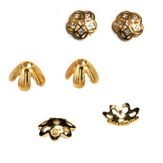 Perleskål i forgyldt 925 sterling sølv