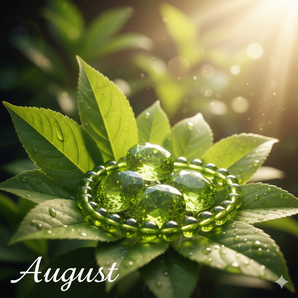 August fødselssten: Peridot – Smykkebixen