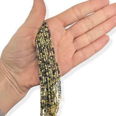 2 mm MAT Gul Turkis - Hel streng