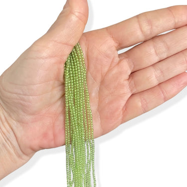 2 mm Peridot - Hel streng