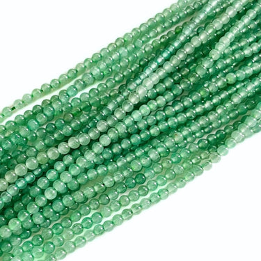 Grøn aventurin 3 mm - Hel streng