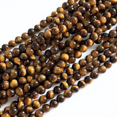 4 mm Tigerøje - Hel streng