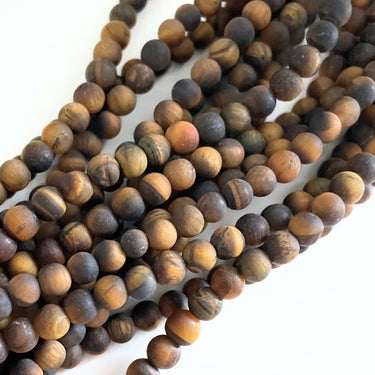 4 mm MAT Tigerøje - Hel streng
