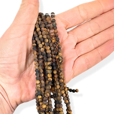 4 mm MAT Tigerøje - Hel streng