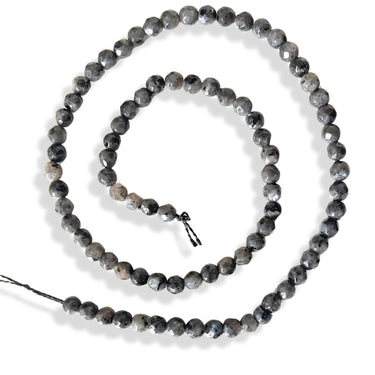 4 mm Larvikit facet - Hel streng