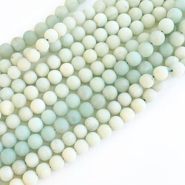 Amazonit, MAT 6 mm - Hel streng