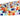 6 mm Mix facet perler - Hel streng