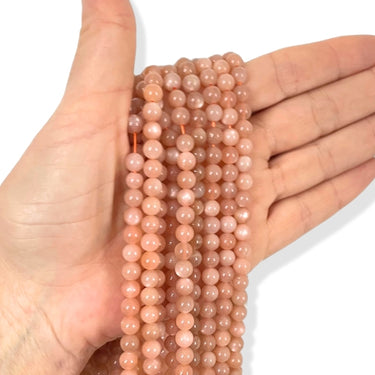 6 mm Sunstone / Solsten - Hel streng