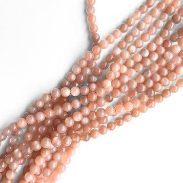 6 mm Sunstone / Solsten - Hel streng