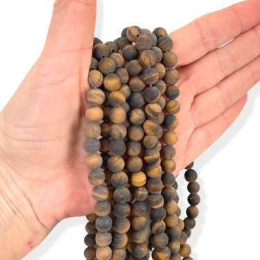 8 mm MAT Tigerøje - Hel streng