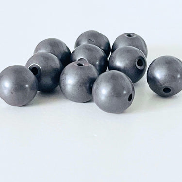 8 mm MAT Hæmatit - Hel streng