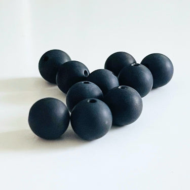 8 mm MAT sort onyx - Hel streng