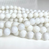 Muslingeskal perler 8 mm - Hel streng