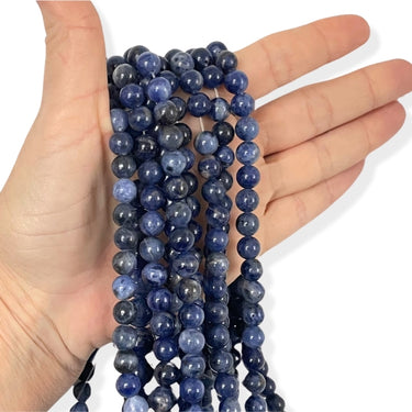 Sodalit 8 mm - Hel streng