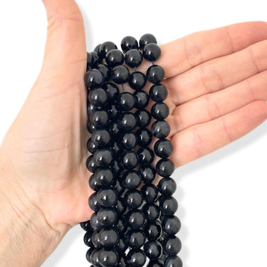 Falkeøje / Blå tigerøje, 10 mm - Hel streng