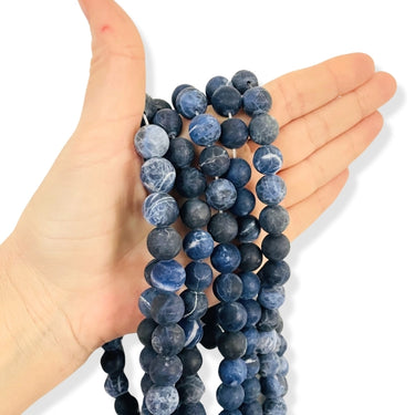 Sodalit, Mat 12 mm - Hel streng