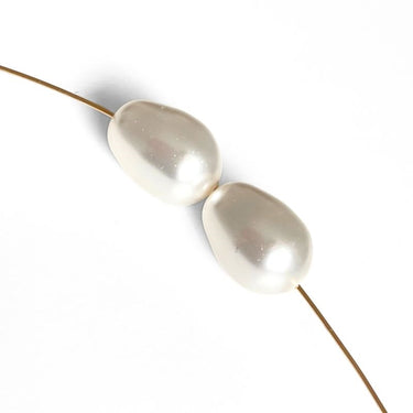 dråbeformede kunstperler