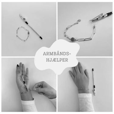 Armbåndshjælper - Sølvfarve