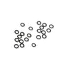 Gummi O-ringe 6/4 mm i sort gummi – ideelle til fleksible smykkedesigns