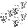 Gummi O-ringe 6/4 mm i sort gummi – ideelle til fleksible smykkedesigns
