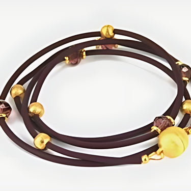 Gummisnøre, HUL, Sort 5 mm