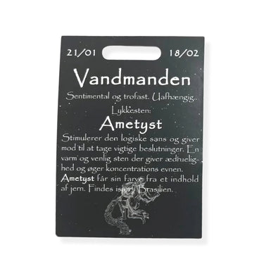 ametyst stjernetegnssten vandmanden gave