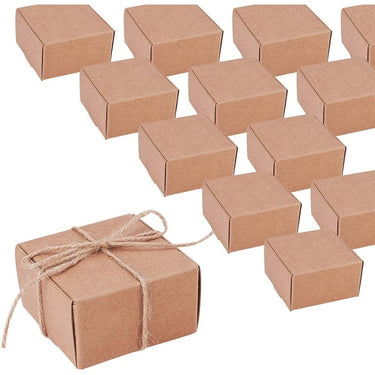 3 stk. Små brune æsker - Fold selv