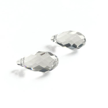 Krystal dråber, 2 stk. Klar