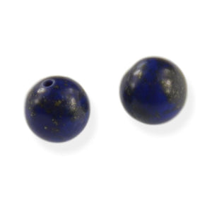 Anboret 8 mm Lapis Lazuli perler, 2 stk.