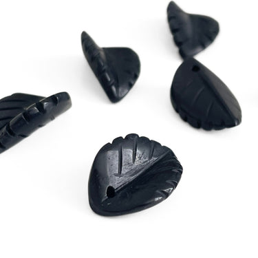 Sort onyx blade 9x14 mm, 6 stk.