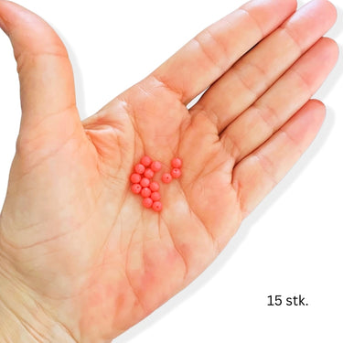 små koralperler 4 mm til smykkefremstilling