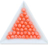 6 mm facetterede koralperler