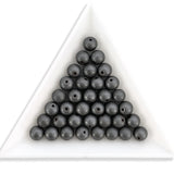 6 mm matte hæmatitperler