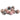 runde matte rhodonit natursten perler