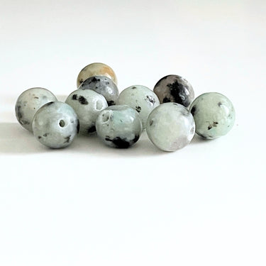 blandede farver agat perler kiwi