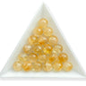 runde citrin perler 8 mm