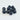 runde glitrende perler med hul