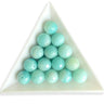 facet amazonit perler mint