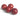 4 stk perler med hul 1,2 mm
