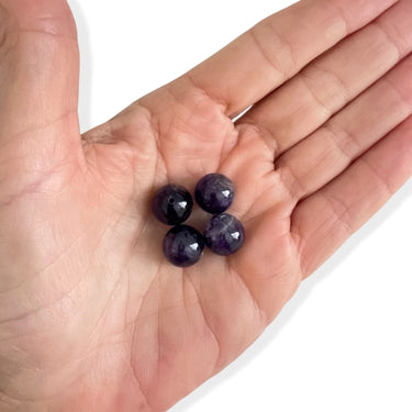 ægte ametyst perler 12 mm