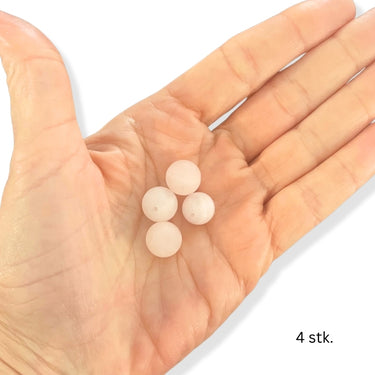 runde rosa stenperler store