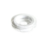 Hvid smykkewire 0,38 mm – 10 meter nylonbelagt ståltråd