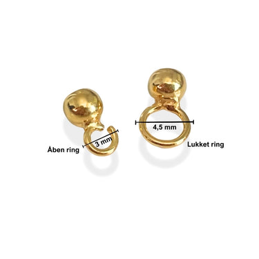 sæt med 2 endedupper til perlesnor