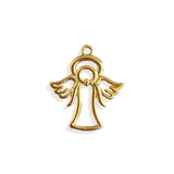 englevedhæng forgyldt sølv