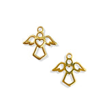 små forgyldte englevedhæng