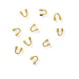 Wirebeskyttere, forgyldt sterling sølv, 10 stk.